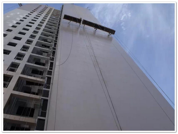 湖北十堰外墻工程啟用40萬(wàn)友情漆