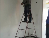 保定新民局友情漆裝修現(xiàn)場